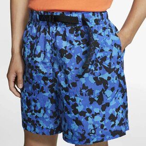 Nike ACG Men’s Woven Shorts AOP Blue Camo